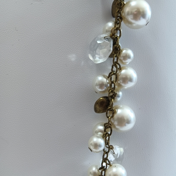 CLEARANCE SALE!!  Chloe + Isabel Bronze And Pearl and Crystal Necklace - Picture 4 of 8